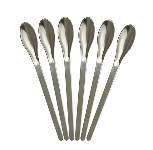 ZHUUO 1 Set Stainless Steel Miniature Laboratory Sampling Spoon, Spatula Combination Reagent Spoon, Lab Utensils (Pack
