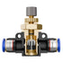 5/32" Fitting(10 SPA5/32 SNS Union Straight Speed Controller - Tube OD Air Flow Control Valve with Push-to-Connect PCS)