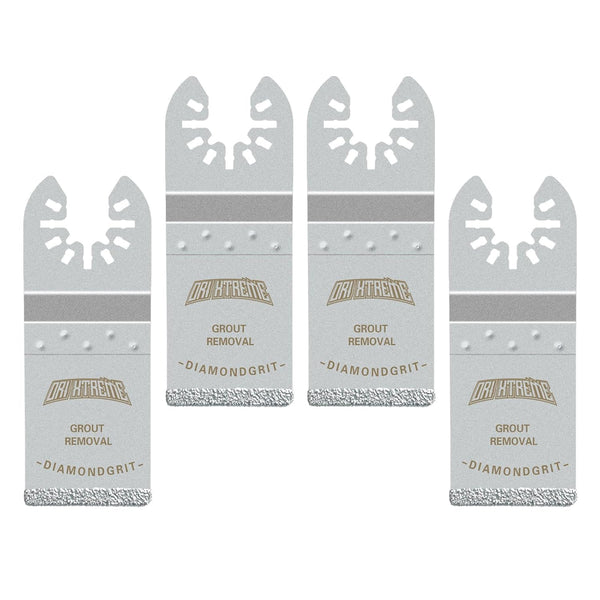 Diamond Oscillating Blade, Flush Cutting Multi Tool Saw Blades for Grout Removal, 4-Pack