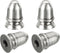 PATIKIL 1" Tall Iron Lamp Finials Cap Knob, 4Pcs Lamp Screw Round