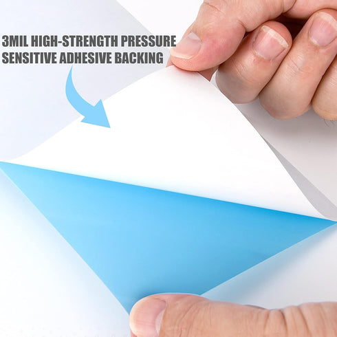 Lapping Microfinishing Film with PSA, Set of 8 Polishing Sheets 4.25’’ x 11’’ for Scary Sharp Sharpening System