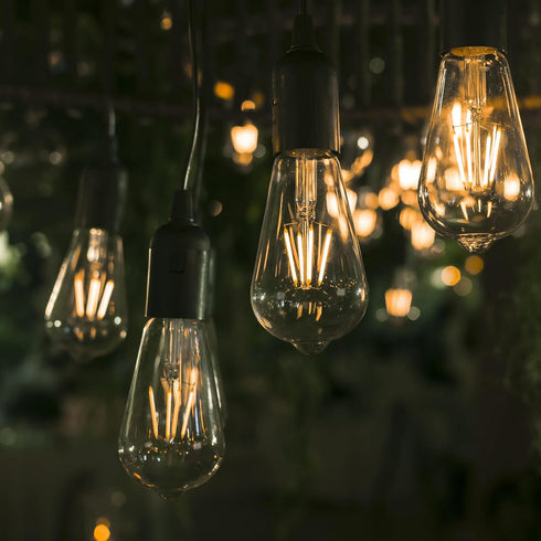 8.2Ft E26/E27 Bulb Socket,4 Pack Plug in Light Socket - Pendant Hanging Lantern Cord - Lamp Cord with Switch Extension