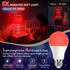 625nm Bulbs 3W, 100% Bulbs A19 40W Bulb 6-Pack Neporal Red Light for Sleep Blue Light Blocking Light for Melatonin