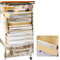 ALQFHFY Students Desk Hanging Organizer,Oxford Under Desk Side Mount Storage Bag with Water