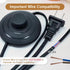 2Pcs BRBASAP Foot Switch for Lamp Floor Pedal Switch Replacement Step ON/Off Inline Light Control Black Round Foot