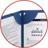 Smead Lockit Two-Pocket Heavyweight Folder, Dark Blue, Letter Size, 25 per Box (87982)