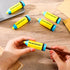 Ctosree 50 Pcs Pencils Shaped Pencil Sharpeners, Manual Bulk Colored Pencil Sharpener for Kids, Motivational Gift