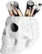 Skull Makeup Brush, Candy Bowl & Pen Holder, Bowl, Spooky Goth Decorations,