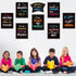 DUAIAI Classroom Decorations 21 Pcs Growth Mindset Posters Bulletin Board for School Office Home