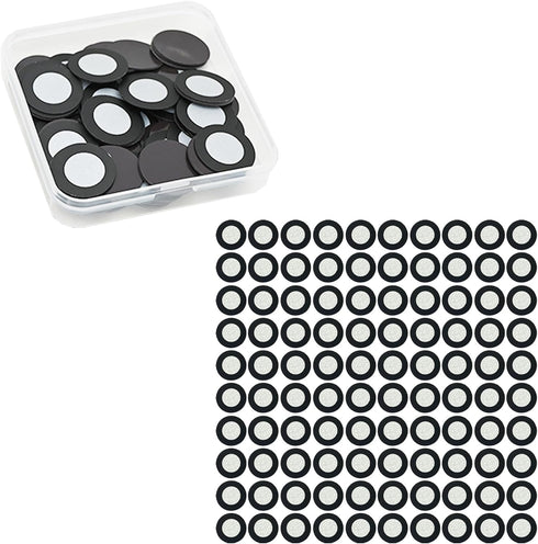 Gloxyuni 100 PCS (12mm Inner/19mm Outer) 3D Scanning Positioning Targets - Magnetic Tracking