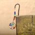 Jovivi Antique Copper Metal Bookmark with Handmade 7 Chakra Healing Crystals Tree of Life Tumbled Gemstones