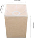 E27 Bulb Amosfun Square Fabric Lampshade Replacement Linen Lamp Cover for Bedside Table Lamp Floor Lamp Shade, Suitable