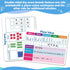 Dry Erase Place Value Whiteboard, 9" x 12" Double Sided for Teaching Place Values, Math Manipulatives