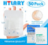 50-Pack (4x6) Waterproof Transparent Film Dressing with Absorbent Pad Sterile Adhesive Bandages Post-Surgical Wound