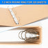 Widen Spine 3 Ring Binder A4 Kraft Organizer 2 Pack, Durable 1.2 Inch Round Ring Binders Fits A4/Letter Size