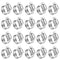 LOKMAN 20 Pack Stainless Steel Hose Clamp, Adjustable 3/8'' - 5/8'' for Plumbing and Automotive