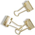 U Brands Small Binder Clips, 72 Count, Metallic Gold, Office Organization Supplies, 19mm