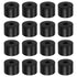 HARFINGTON 16pcs Rubber Spacer, 1.57 Inch OD, 0.47 Inch ID, 1.2 Inch Thick Neoprene Round Anti Vibration Pads, Black