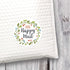 Happy Mail Small Business Stickers - 500 per Roll, 6 Chic Designs for Packages and Online Shop Owners