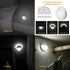 YUNLEX 6 Pack 2.6" 3 Dimmable Closet, Battery Night Light, Toilet Lights, Small Motion Senor Light, Stick on Lights