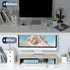 20 Inch Cozy TEAMIX Wood Monitor Stand Riser, Wooden Desktop Stand for PC/TV/Laptop/Printer, Monitor Riser