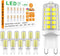 BAOMING G9 LED Bulb, Daylight White 6000K, 4W G9 Base Light Bulbs,