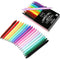Loddie Doddie 18 Bright Color Retractable Gel Pens with Satin Barrel - Fine Point for Journals, Notebooks, Planners,