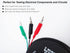 3 Wire 20' Retractable Test Leads, 18 Gauge Alligator Clips in Reel