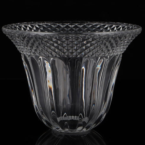 Skelang 1-5/8" Lip-less Glass Lamp Shade, Bell Shaped Light Cover with Fitter Opening, Fixture Replacement Globes