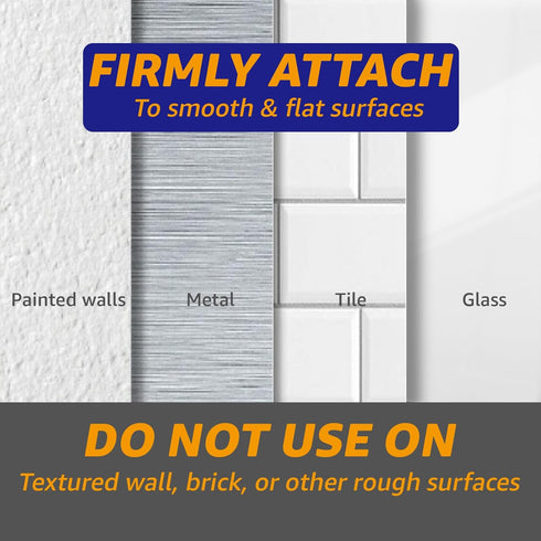 Hook & Loop Strips with Adhesive, 1 x 3 inch 24 Sets, Heavy Duty Sticky Back Fasten Strips for Home Use