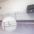 MorningRo 4 3 Closet Pcs Wire Shelf Corner Support Brackets Ventilated Wire Shelving Accessories, Support Brackets