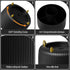 Marbrasse Desk Organizer, 360-Degree Rotating Pen Holder with 5 Compartments for Office, Home, Black
