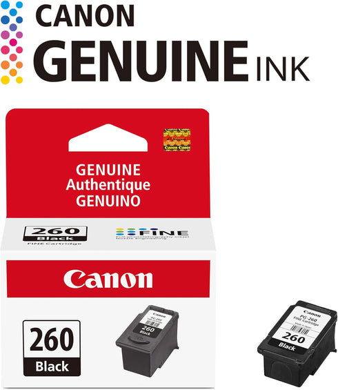Canon PG-260 TS5320/6420/6420a,TR7020/7020a Genuine Black Ink Cartridge, Compatible