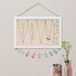 Miratino Cork Board Bulletin Board 16"x11" White Linen with Frame Pin Board Vision Board for Home Kitchen School Office
