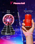 3 Inch Theefun Plasma Ball, Plasma Lamp, Touch Sensitive Plasma Globe USB or Battery Powered Nebula Thunder Lightning