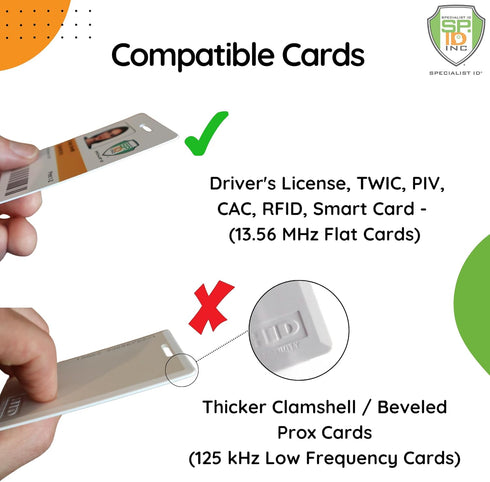 Heavy Duty Retractable Badge Reel with RFID Blocking Holder - Identity Stronghold Multi Card Holder for Two Badges