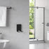Rosojodg Black Razor Holder for Shower, Stainless Steel Razor Holder Hooks, Waterproof Self-Adhesive Shaver Holder