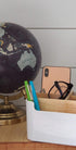 REPUS Industries Multi-Purpose Organizer & Storage Box, Remote Control Holder, MakeUp holder, Modern Desk Side