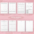 EPEWIZD A5 Counter Food Journal for Women Weight Loss Journal Wellness Meal Planner Size Food Dairy Calories Book