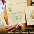 5x7 A7 100 Pack Goefun Cream Blank Flat Note Cards and Envelopes (NOT FOLDED), Flat Cream Cardstock and Envelopes Self