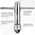 Rocaris Adjustable T-Handle Ratchet Tap Holder Wrench + 5pcs M3-M8 Metric Plug Tap