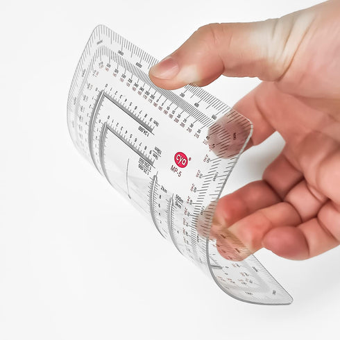 CYA Square Military Coordinate Scale Protractor for Land Navigation