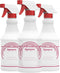 Spray Bottles, Heavy Duty Empty Sprayer Bottle, 24oz, 3 Pack for Water, Alcohol, Bleach, All Purpose Cleaner