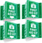 T&R First Aid Kit Sign with Down Arrow, 4 Pack, 8 x 6 Inches Acrylic, Includes Matching Screws