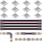 BTF-LIGHTING 4 Pin 10mm Connector Kit, 8pcs Corner Connector and 4pcs Gapless Solderless Connector for LED Strip
