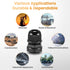 50pcs 1/2" IP68 Grommet QILIPSU NPT Cable Gland Waterproof Nylon Cable Pass Through Cord Grip Connector Strain Relief