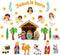 WaaHome Jesus is Born Bulletin Board Decorations Set, 38pcs Nativity Scene Cutouts for Christmas Classroom Decor