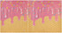 Aslsiy 3 1.5 Inch Kids Ring Binder Gradient Salmon Ice Cream Girls Round Clipboard Binder Decorative Harcover Binders