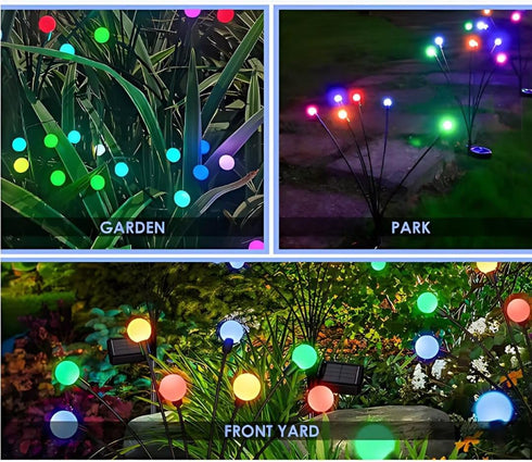 AndreiCo (6, LED Solar Garden Lamp: Magical and Long-Lasting Outdoor Colors Multicolor)