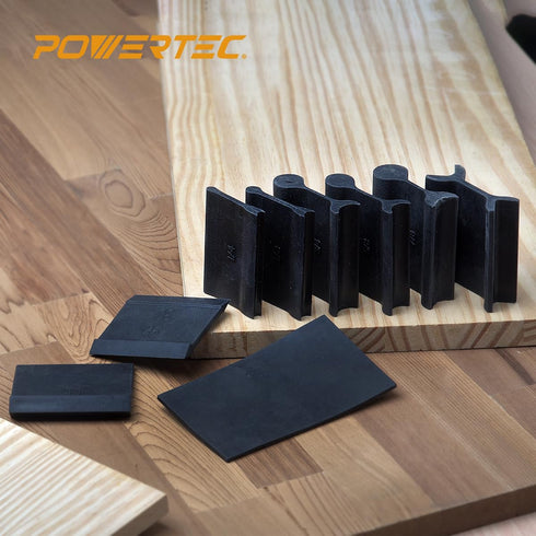 POWERTEC 71620 21-Profile Contour and Angle Sanding Grip Pack - 11pc Set for Woodworking